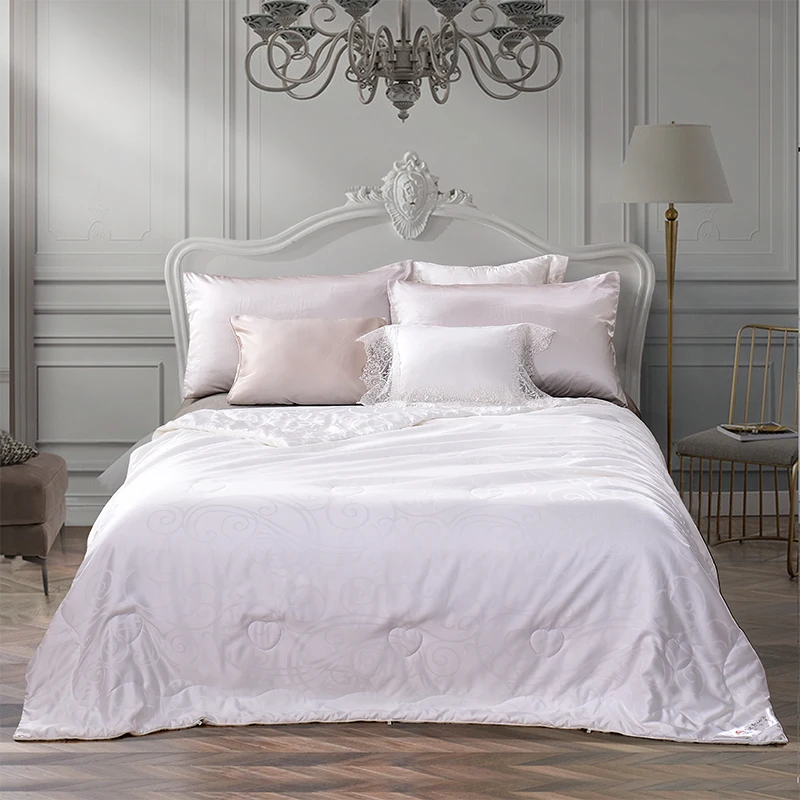 

Home Textile Silk Quilt Summer Blanket 100 Mulberry Silk Summer Quilt Air-Conditioning Quilt 1.5M Thin Duvet