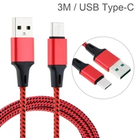 digiyes 3m usb cable 3a quick charging data cable usb typec cable fit for huawei mate 30 promate20 xmate10prop30pro