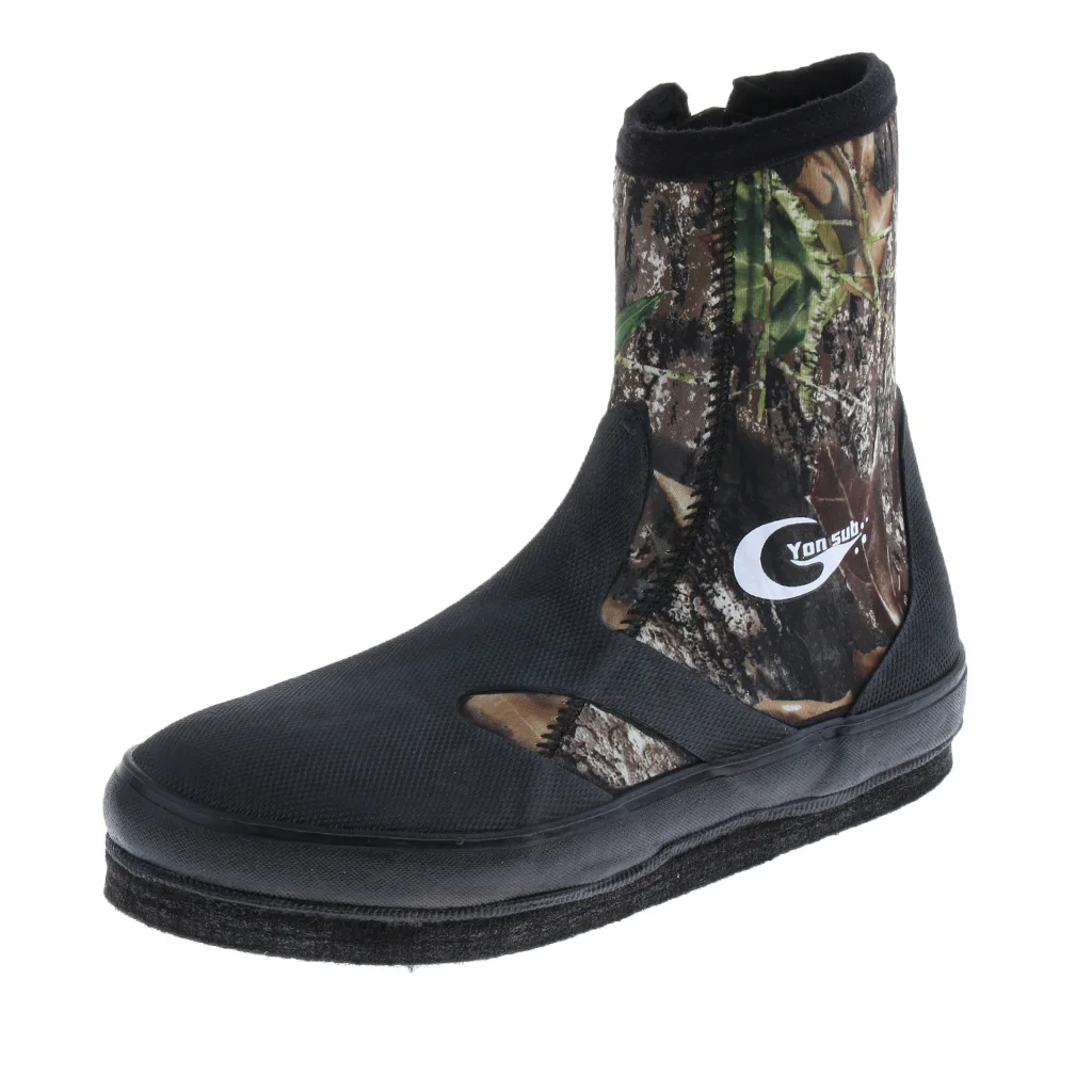 Нескользящие ботинки для рыбалки обувь с шипами ногтей водонепроницаемые сапоги