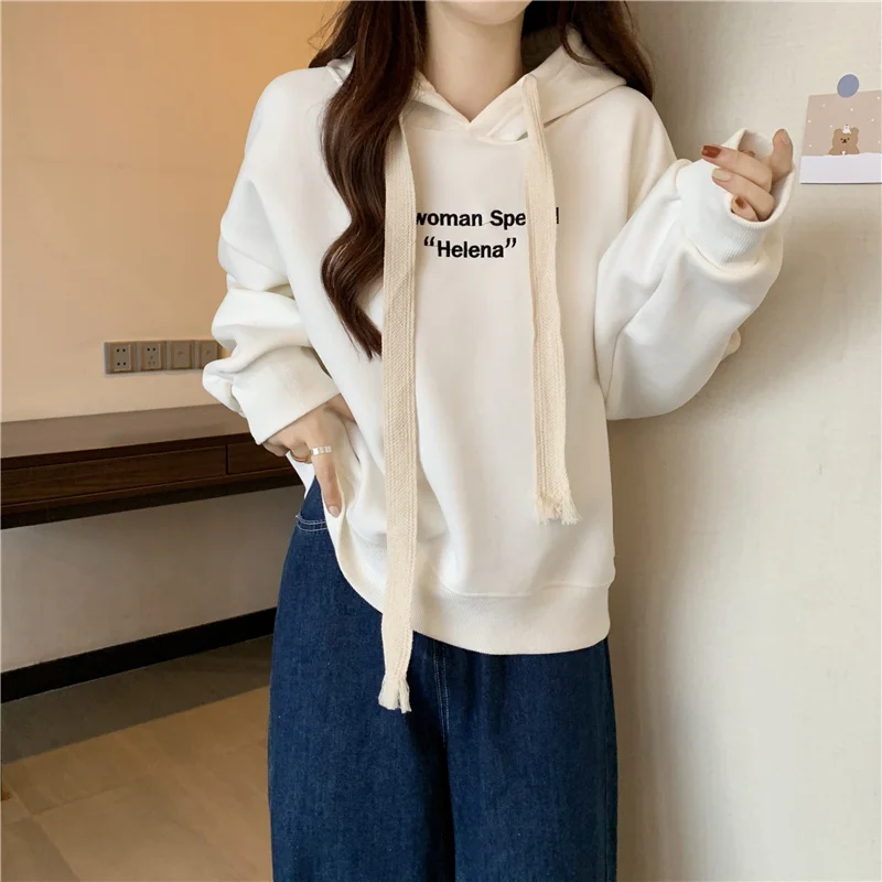 Маленький белый свитер для женщин Осень-зима 2019 новый дизайн мягкая толстовка |