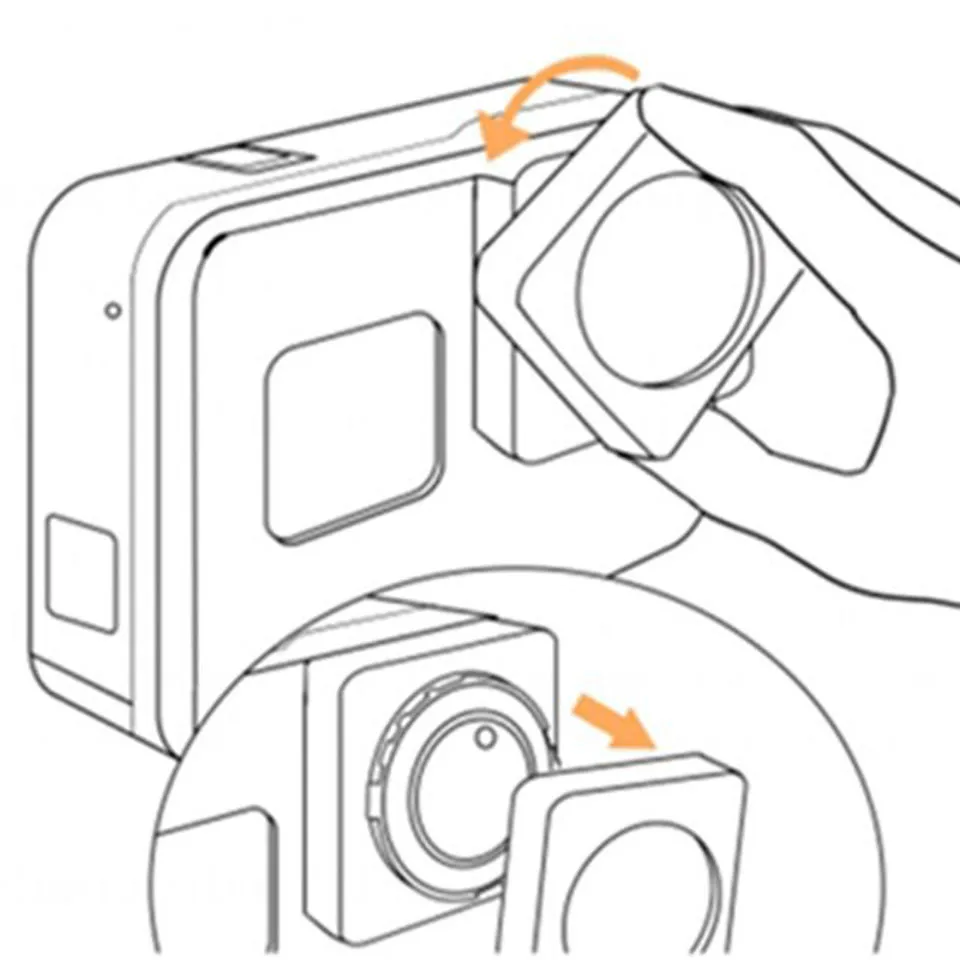 Фильтры для камеры CAENBOO Hero5 Hero6 водонепроницаемый УФ фильтр Набор цветных
