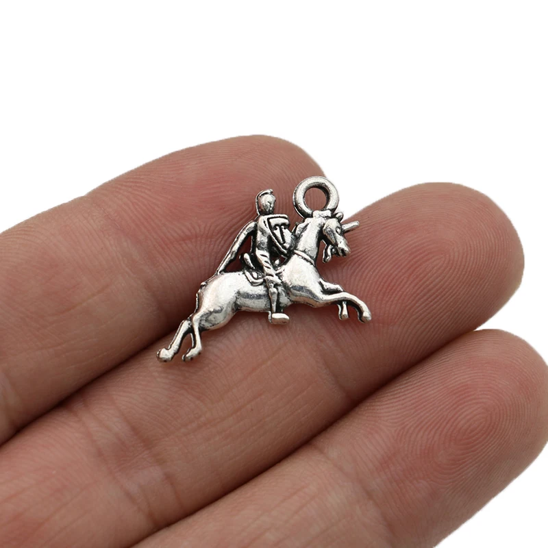 Подвески посеребренные для браслетов 17 х25 мм 15 шт. | Украшения и аксессуары