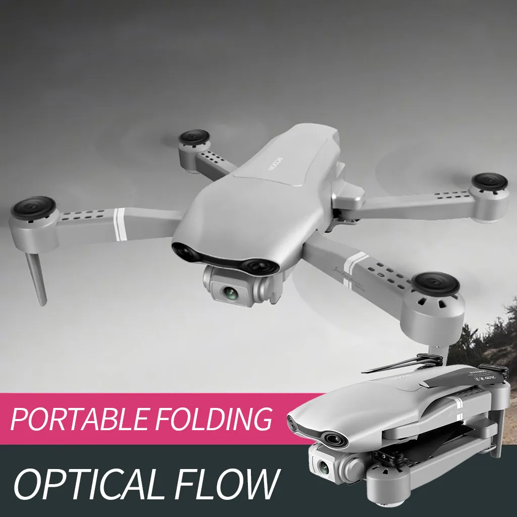 F3 оптический Дрон с двойной камерой 4K HD WIFI FPV RC Квадрокоптер складной Безголовый