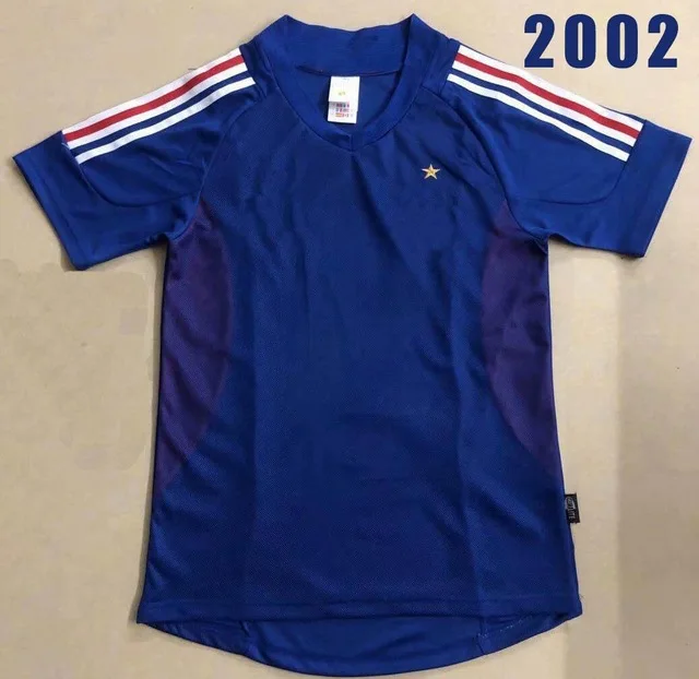

Retro France ZIDANE Soccer Jersey 1984 1982 1996 1998 2000 2004 2006 2010 French HENRY ANELKA football shirt TREZEGUET ancient m