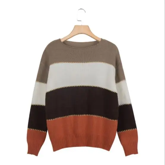 Пуловер женский с длинным рукавом весна-осень | Женская одежда