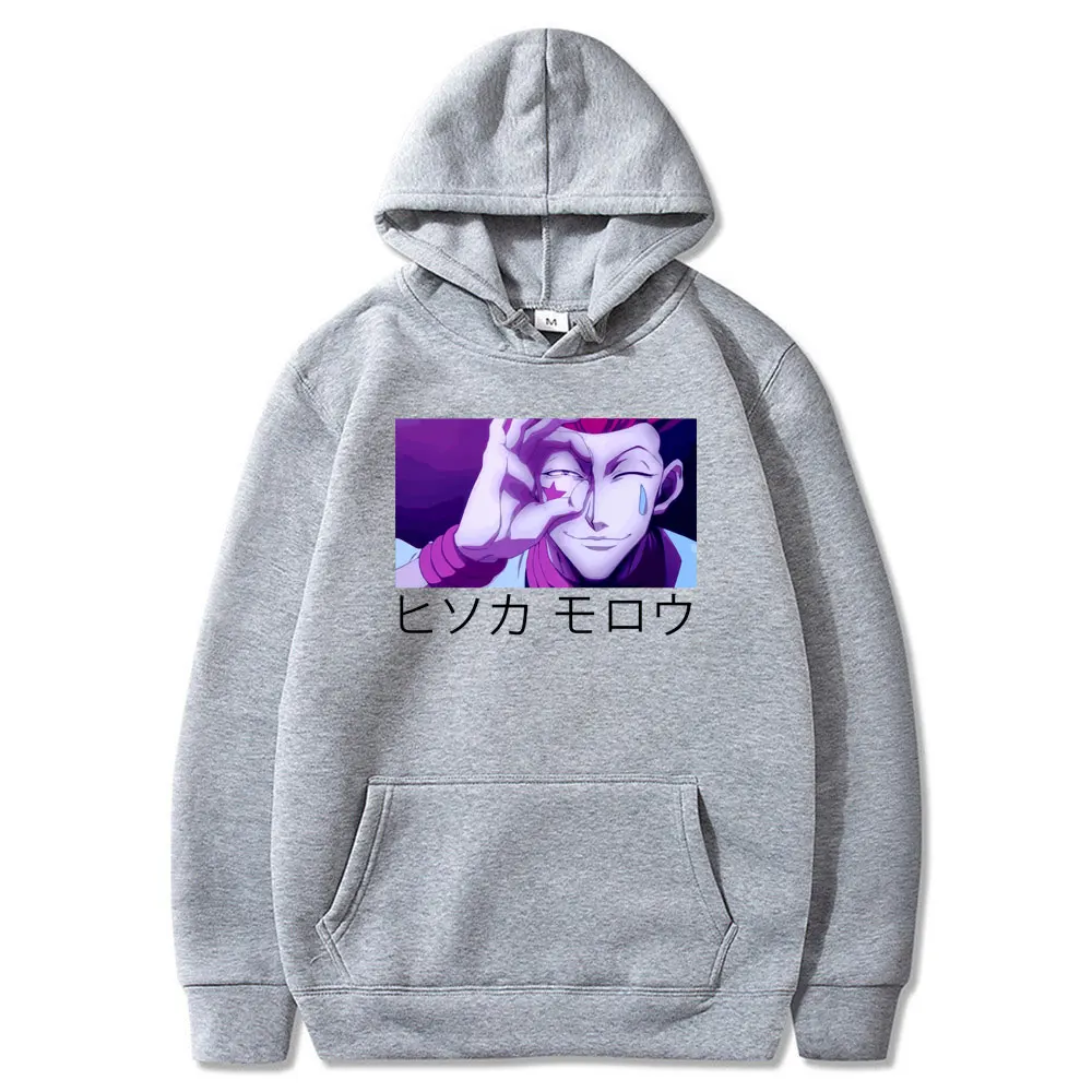 

Anime Hunter X Hunter Hisoka Eyes Print Hoodies Fashion Men Women Sweatshirts Casual Hooded Harajuku New Sports Hoodie