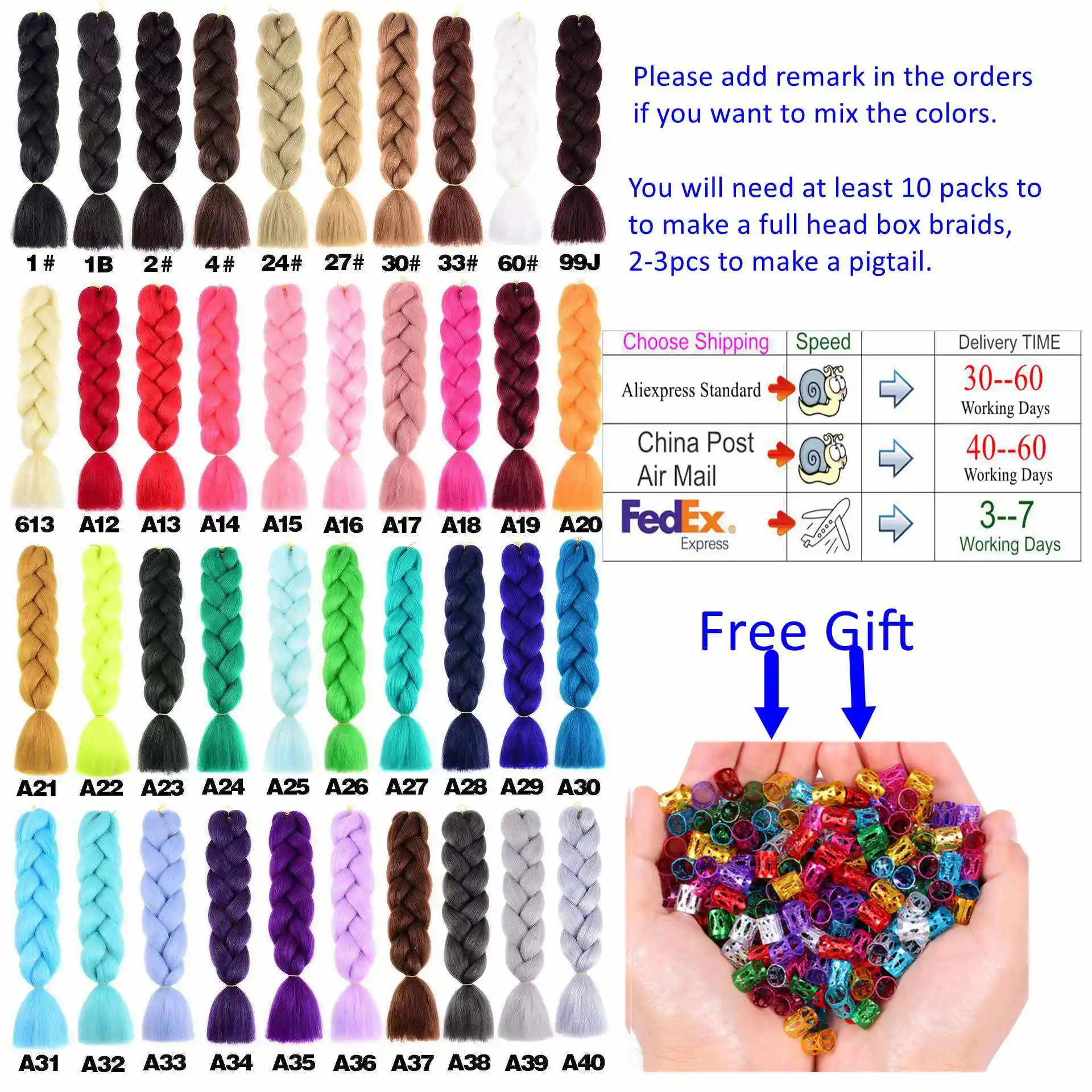 

Luxury Jumbo Braiding 24" 60cm Folded Coarse Yaki Texture 100g Single Ombre Color Synthetic Hair Extension