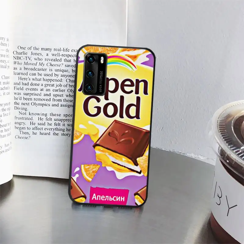 

Chocolate alpen gold Phone Case for huawei P40 pro lite P8 P9 P10 P20 P30 psmart 2019 2017 2018