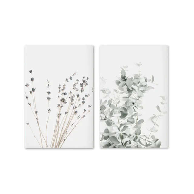 

Lavender Eucalyptus Posters Botanical Canvas Painting Farmhouse Wall Decor Art Pictures Bedroom Decoration Scandinavian Decor
