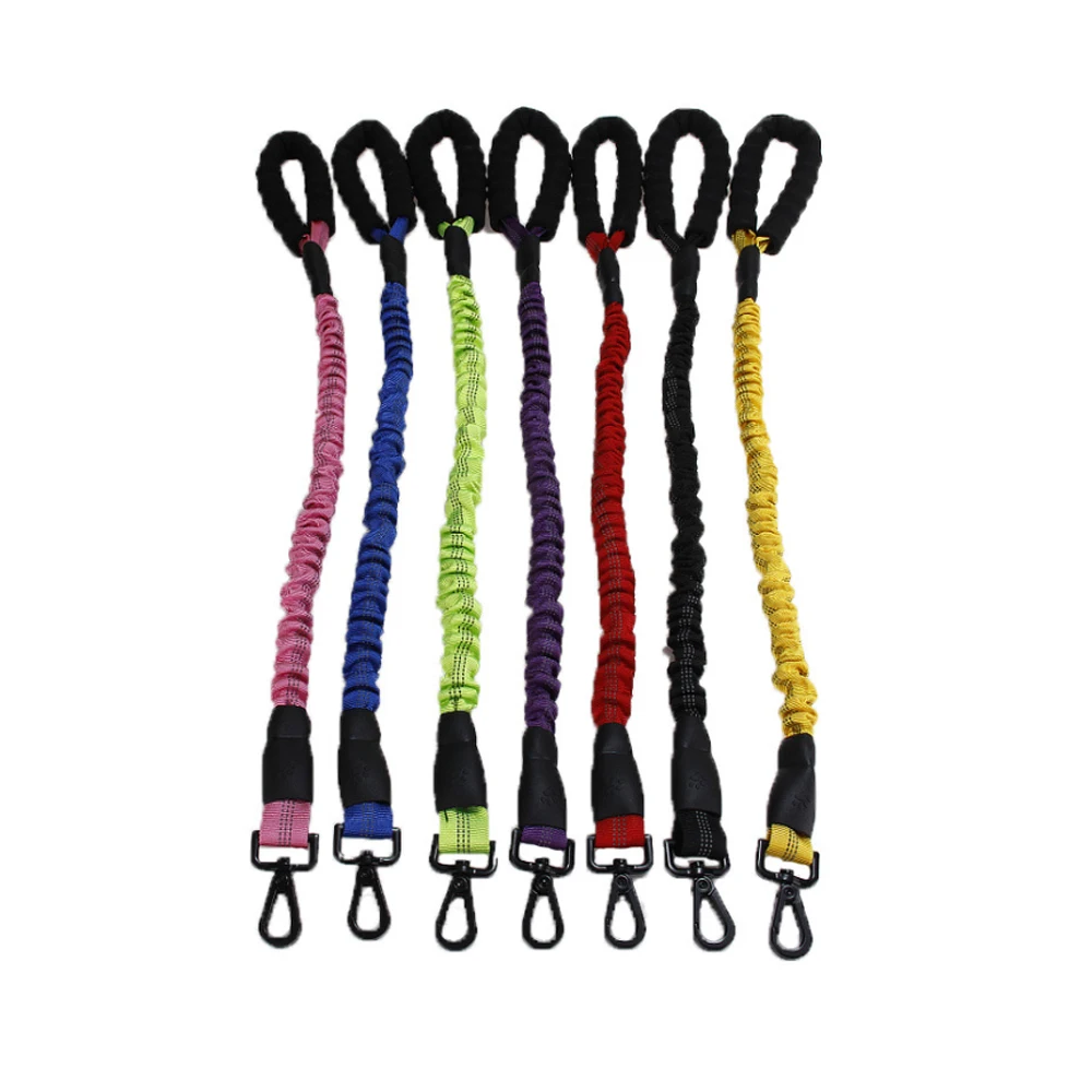 Эластичный поводок для собак 1 шт. прочный нейлоновый цветной прогулок кошек и