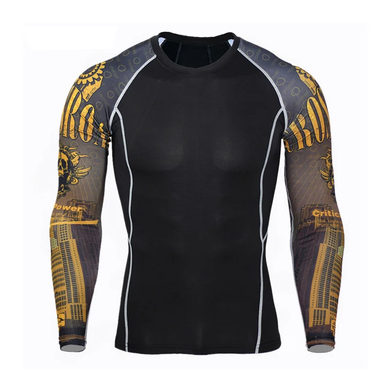 

New Fashion Men's Thermal Underwear Men's Long Autumn And Winter High-Quality Quick-Drying Tops Gym Running Plus Size S-4X