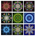 5D алмазная живопись сделай сам, абстрактная Цветочная вышивка крестом, цветок, алмазная живопись, полный комплект, мандала, рукоделие, иглы, искусство и ремесла