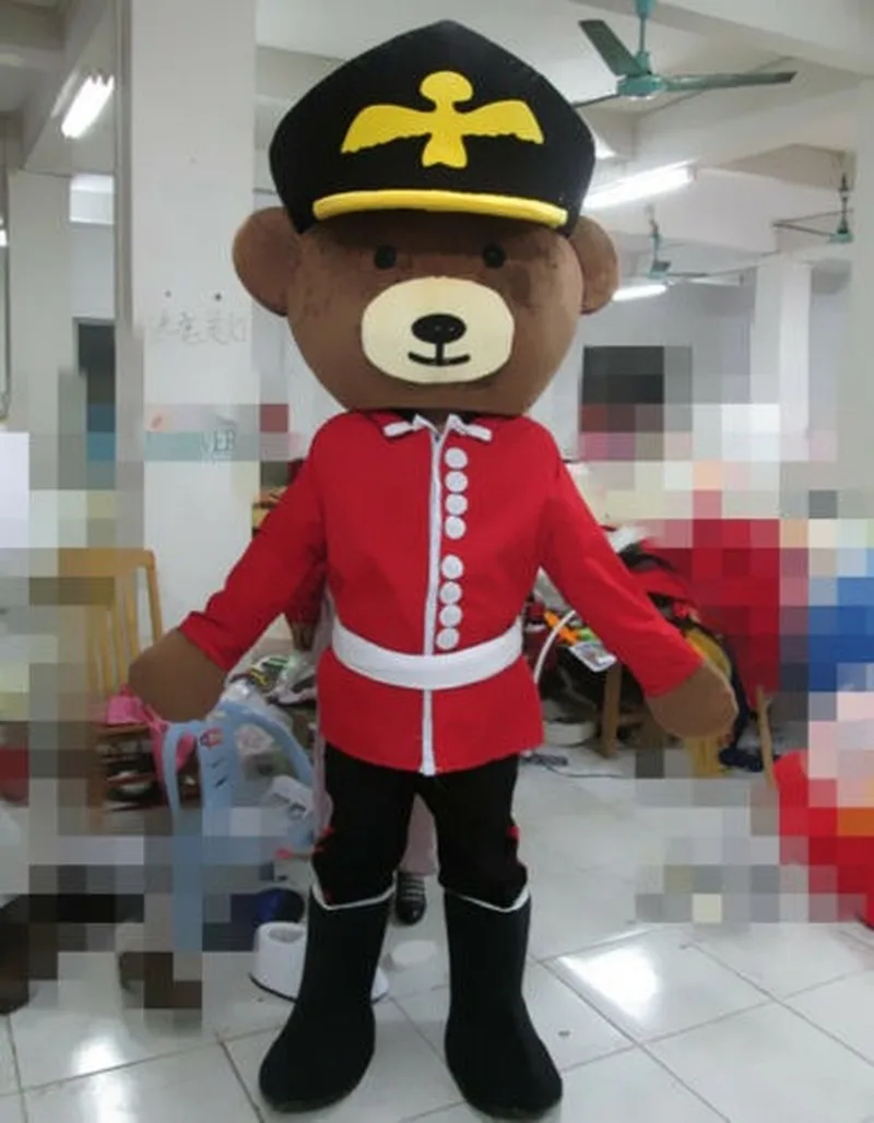 

1x Advertising Uniform Teddy Bear Mascot Costume Outfit Animal Adult Party Dress High Quality Cartoon Character Unisex Clothing