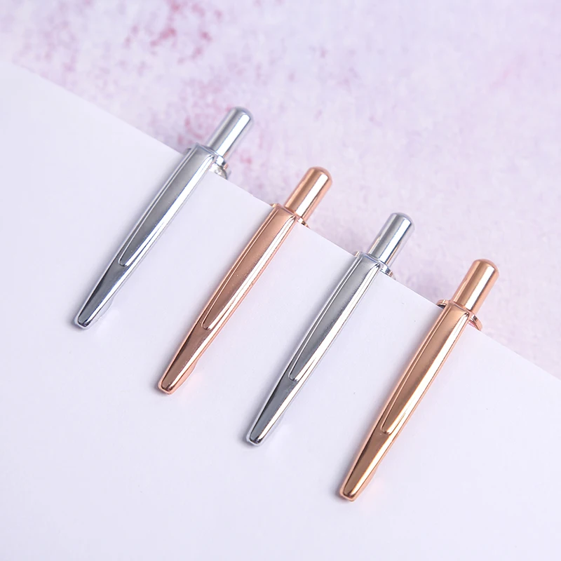 

1PCS 0.5mm Nib Black Refill Flash Crystal Pen Metal Pendant Ballpoint Pen Bullet Superior Office Writing Pen Student Stationery