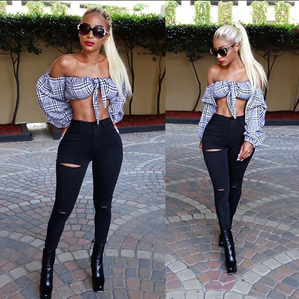 

Женские джинсы YP 268, горячая Распродажа, пикантные брюки с высокой талией в Европе и Америке