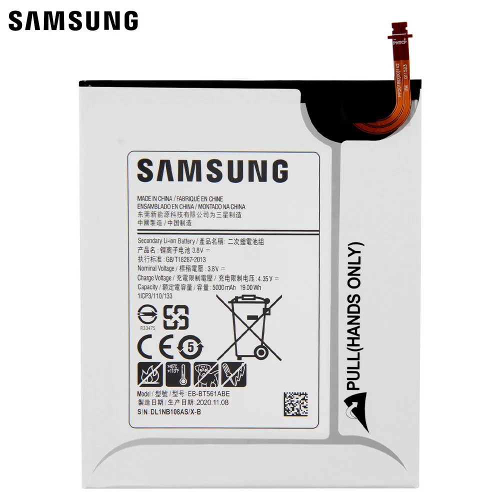 Samsung оригинальный запасной EB BT561ABE батареи для GALAXY Tab E SM T560 T561 BT561ABA 5000