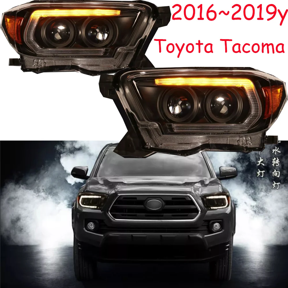 2016 ~ 2019y автомобиля bupmer головной светильник для Toyota Tacoma автомобильные аксессуары