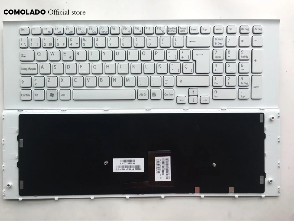 Spanish French Laptop Keyboard For SONY VPC-EC EC EC21 EC25FX With Frame SP FR Layout | Компьютеры и офис