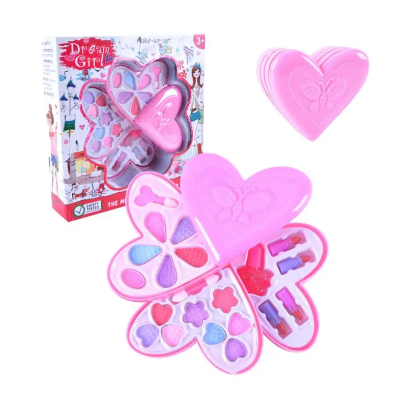 Креативное сердце для детей красочная кисть теней косметика девочек сделай сам