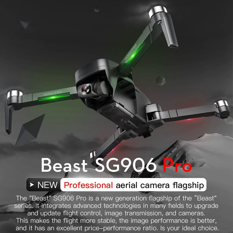 SG906 Pro Радиоуправляемый Дрон с разрешением 4K Profesional 5G GPS Квадрокоптер 50X зум Дроны