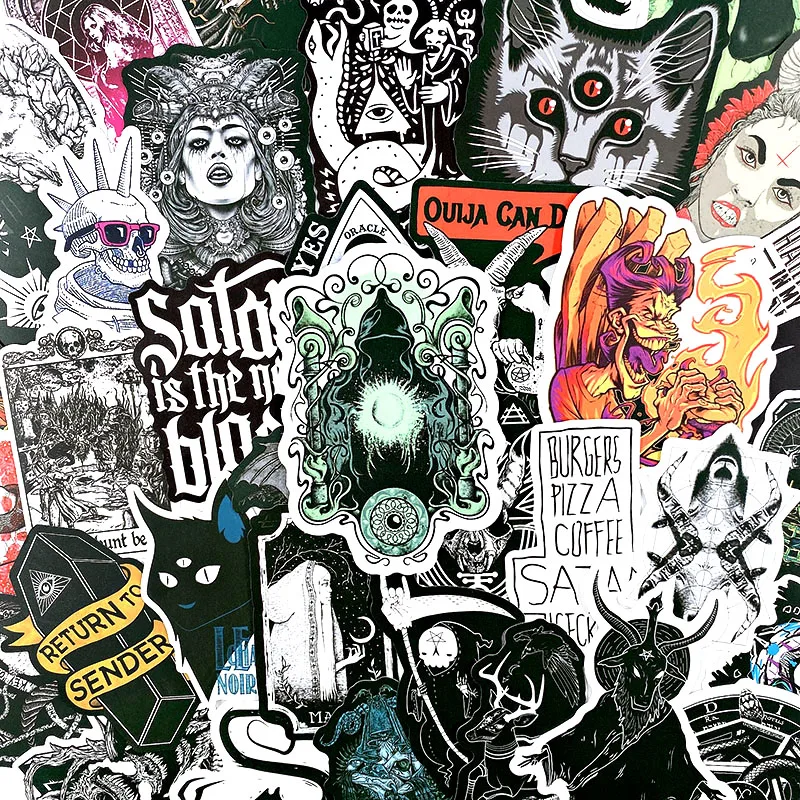 50 шт./упак. ведьма демон готической серии с изображением героев из мульфильмов