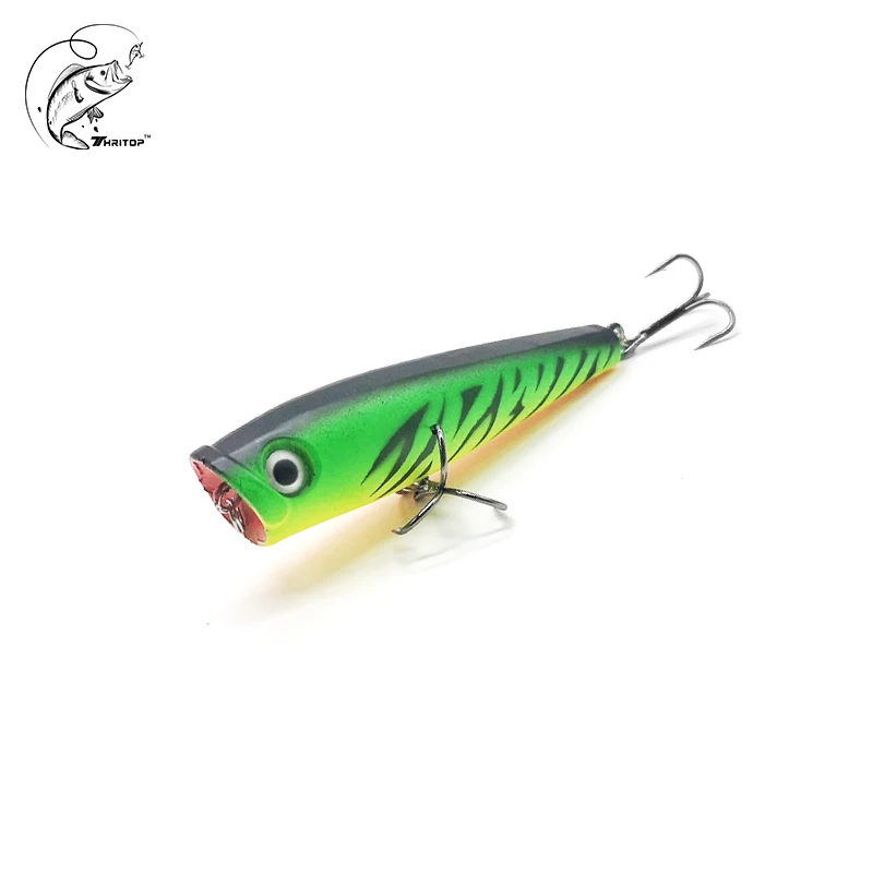 

Thritop Pop Lure Hard Bait 7G 65MM 5 Various Colors TP140 Professional Floating Lure Minnow Bass Pike Fishing Bait