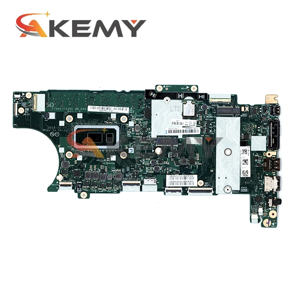Bestellen NM-B891 Für ThinkPad T490S Laptop Motherboard FT491/FX390 NM-B891 Mit I7-8565U/8665U 16GB RAM Original 100% Voll Getestet