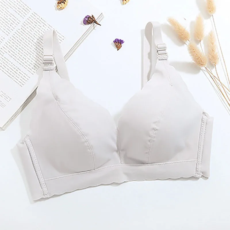 

Maternity Soft Underwear Fashion Pregnant Women Sexy Solid Color Bra Prenatal Postpartum Pregnancy Intimates Clothes