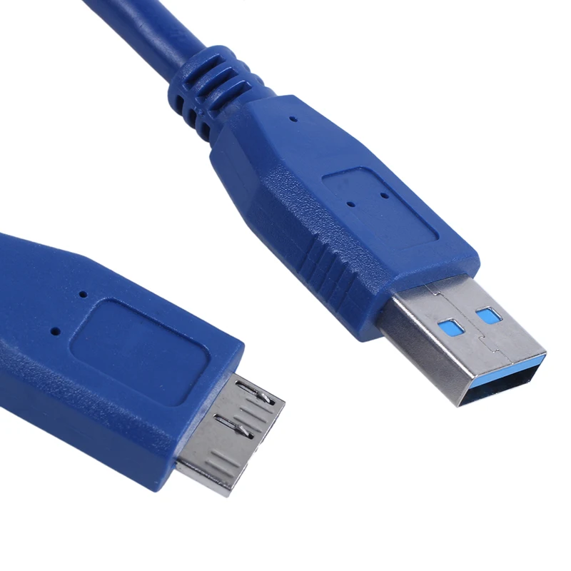30 см синий USB 3 0 male - Micro-B Мужской кабель синхронизации и зарядки шнур питания |