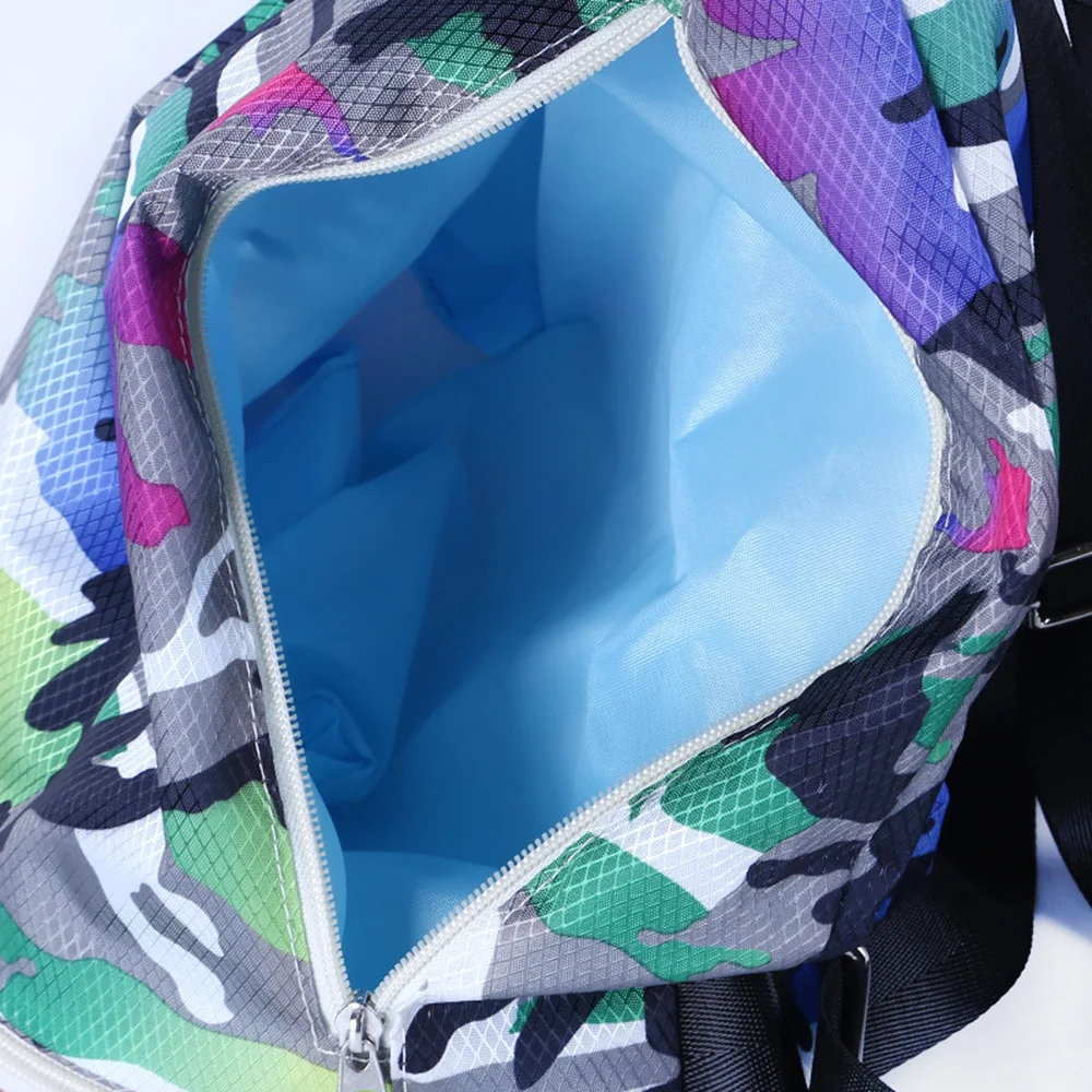 Женский пляжный рюкзак камуфляжная сумка для плавания на молнии сухого и