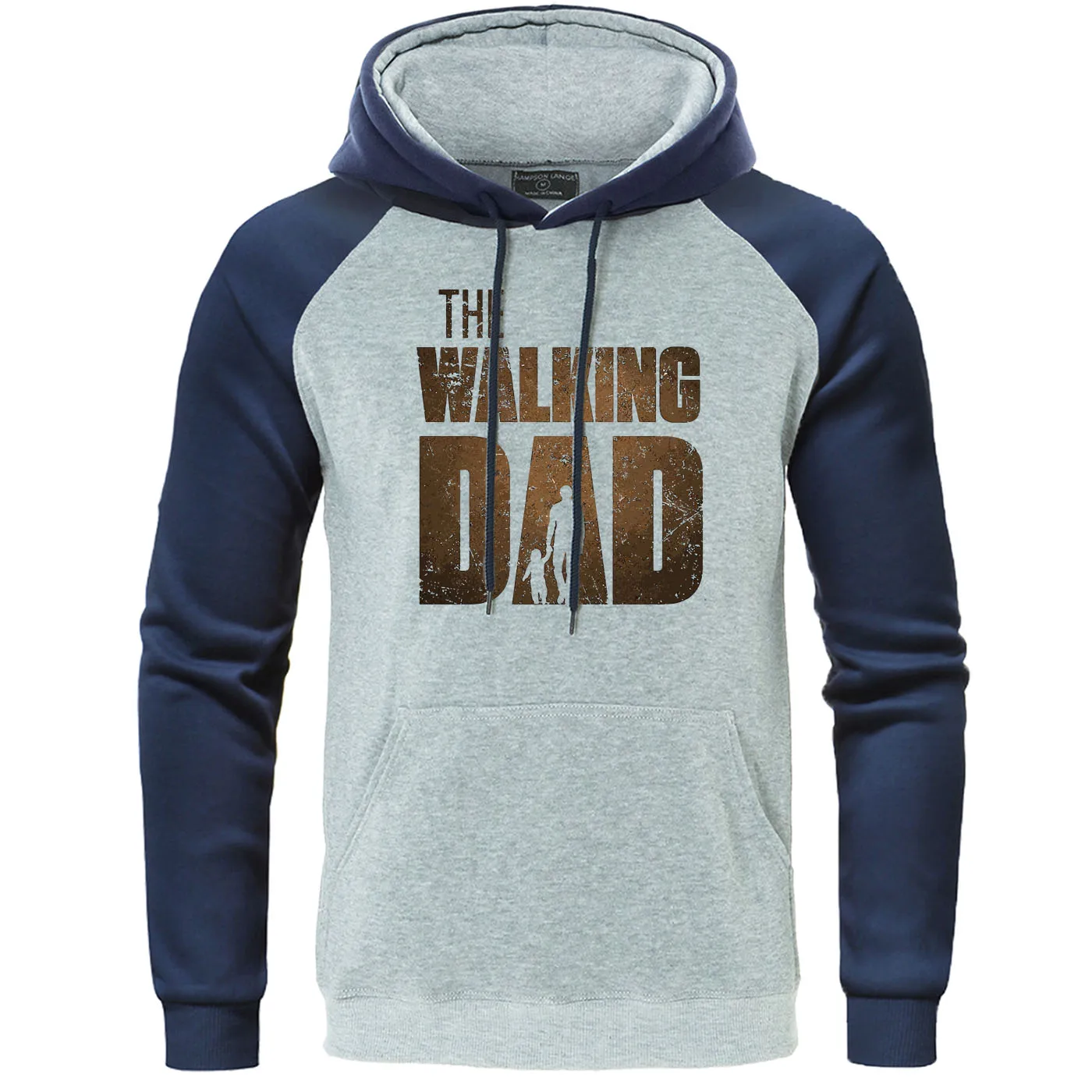 

Мужская толстовка с капюшоном и длинным рукавом, с принтом