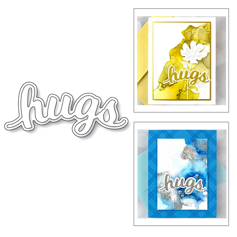 Объятия искусство Слово Любовь Семья 2020 Горячая Новинка Металлические пресс