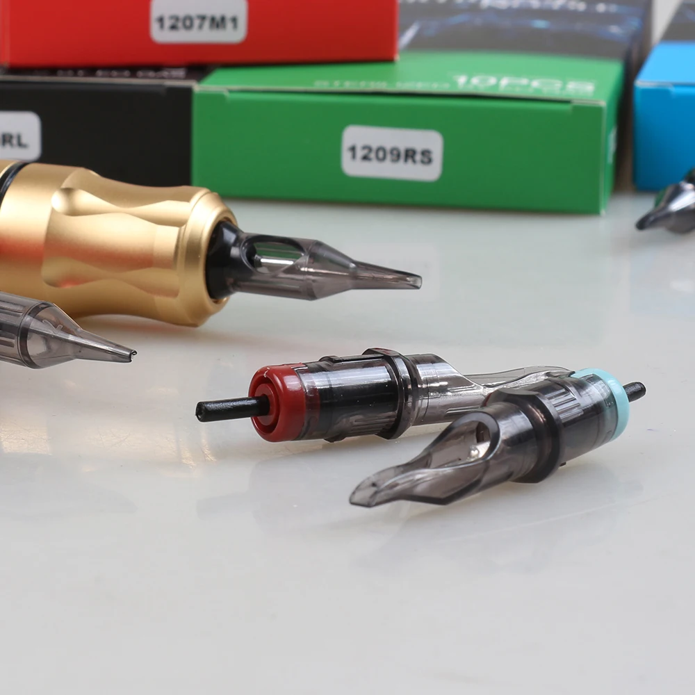 Одноразовые Стерильные изогнутые иглы для картриджей татуировок|Иглы тату| |