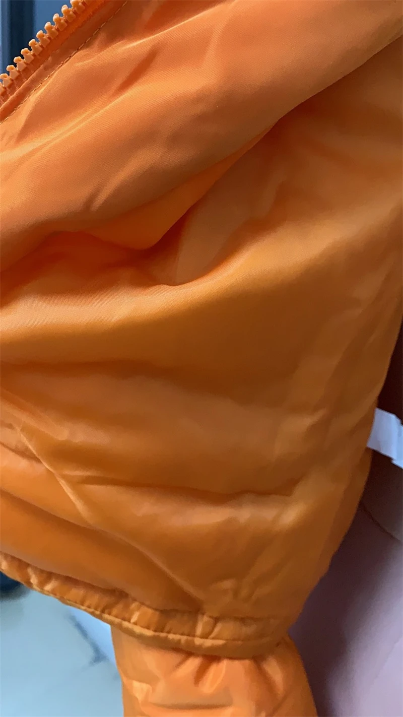 

Cropped Bubble Coat Women Autumn Winter Solid Short Jacket Stand Collar Zipper Coat Fashion Streetwear Warm Thick Outerwear 3XL