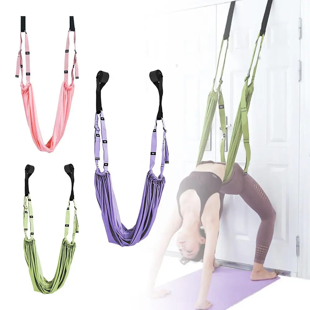 Регулируемый ремень для йоги спортивный пояс улучшения эластичности талии и