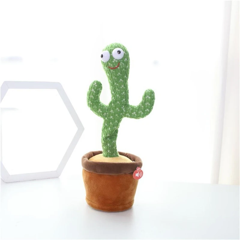

3 PCS Dancing Cactus Plush Toy Electronic Shake Dancing toy with the song plush cute Cactus Early Childhood Educa Toy For Child