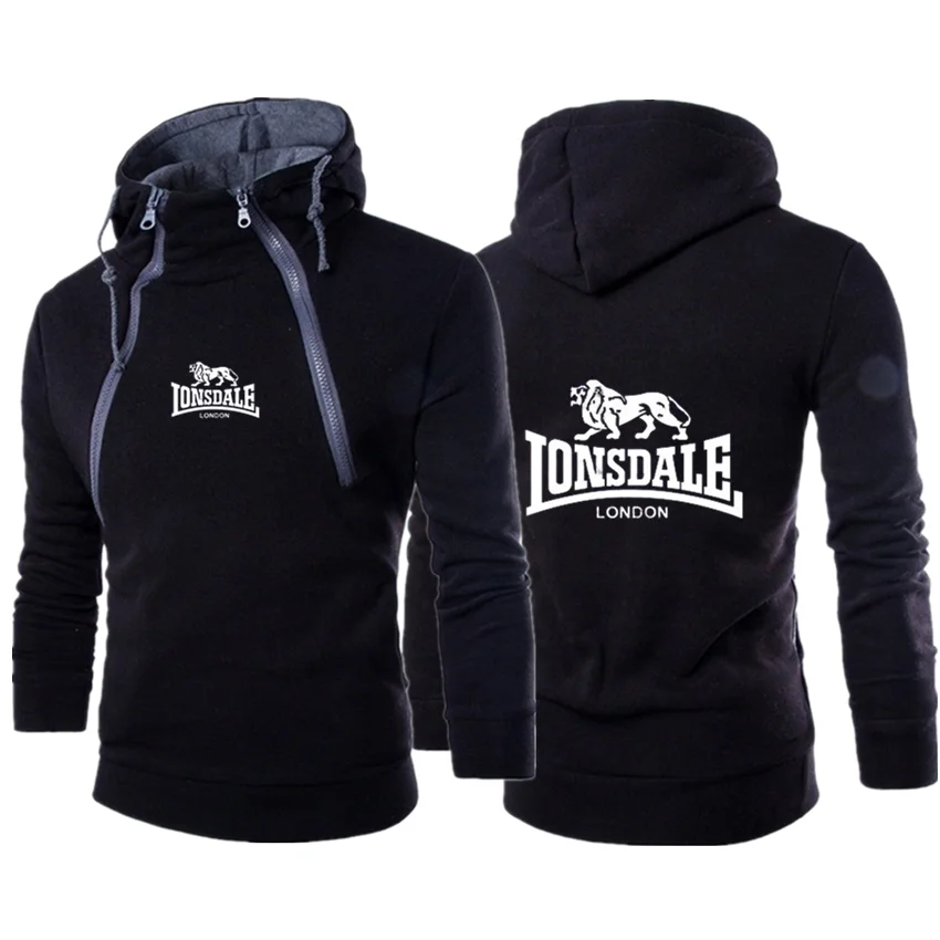 Новинка весна-осень 2021 лидер продаж Мужская толстовка LONSDALE пуловер с косой
