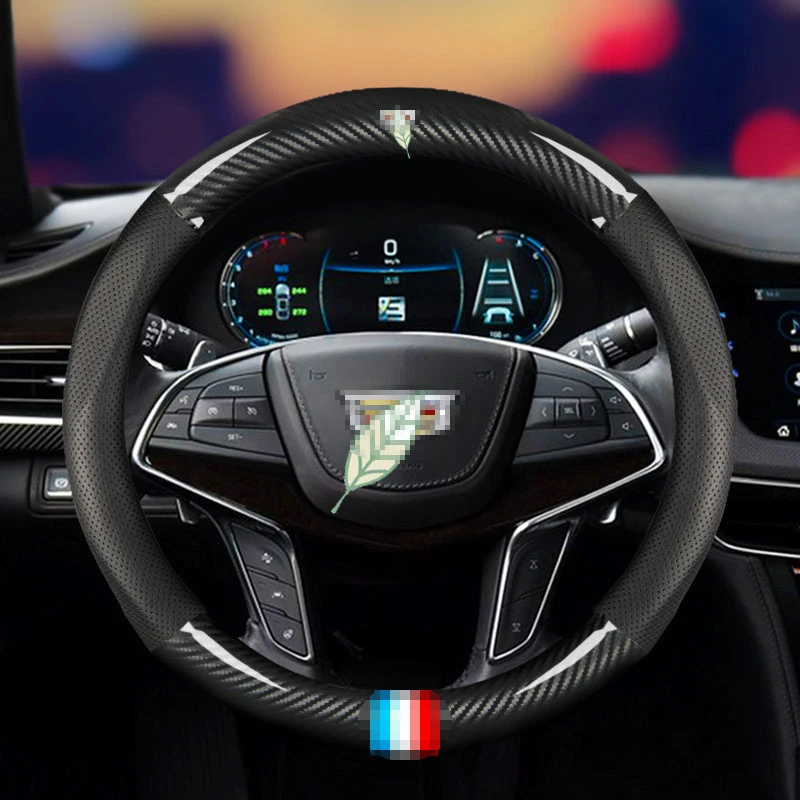 

Чехол на руль из углеродного волокна для Cadillac, 38 см