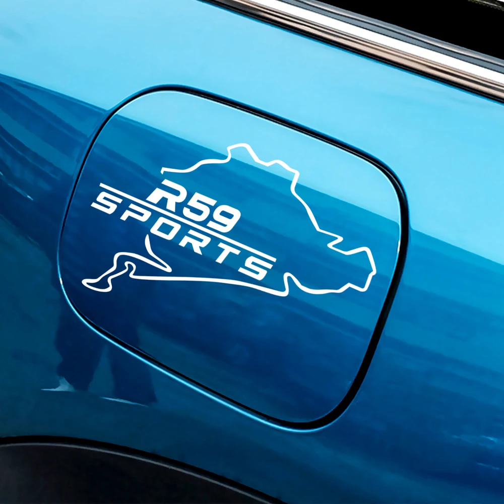 1PCS Car Fuel Tank Cap Reflective Stickers For mini R50 R52 R53 R55 R56 R57 R58 R59 R60 R61 F54 F55 F56 F57 F60 Accessories | Автомобили и