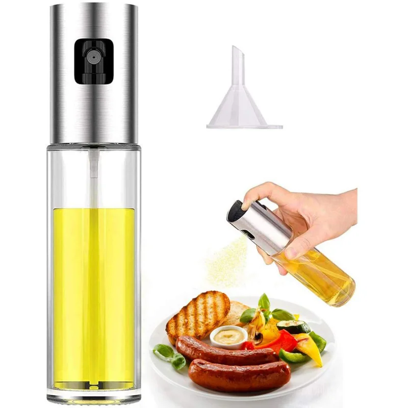 

1/2/4pcs Oil Spray Bottle BBQ Baking Cooking Vinegar Mist Sprayer Barbecue Oil Brush for BBQ Grilling Spray Bottles Kitchen Tool