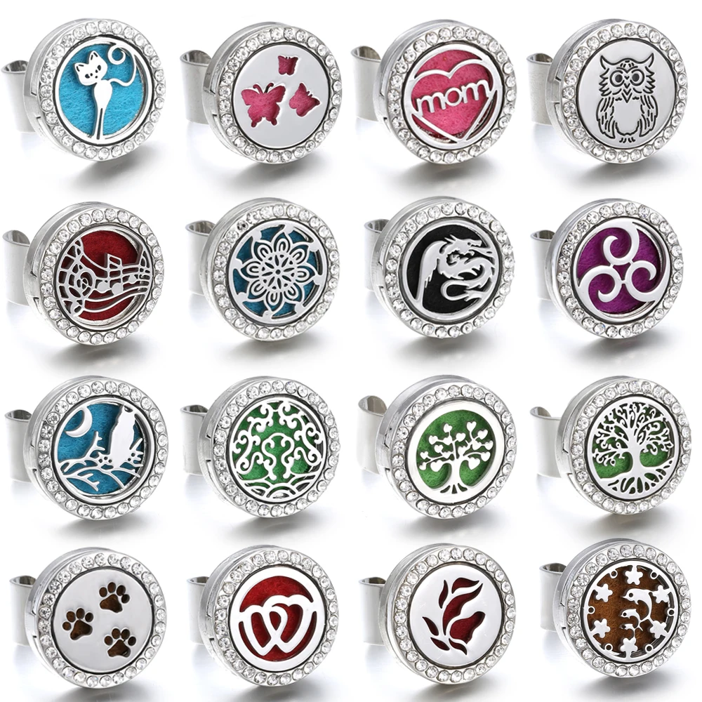 Новый ароматерапия ювелирные изделия эфирное масло диффузор кольца Древо жизни