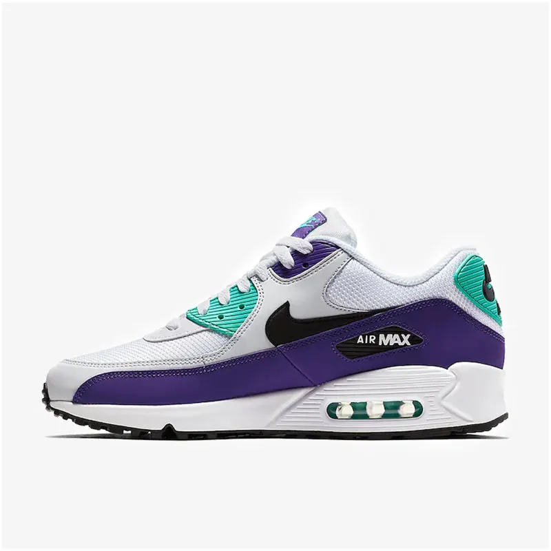 Оригинальные мужские кроссовки для бега от NIKE AIR MAX 90, новые цветные легкие Нескользящие модные Оригинальные кроссовки AJ1285
