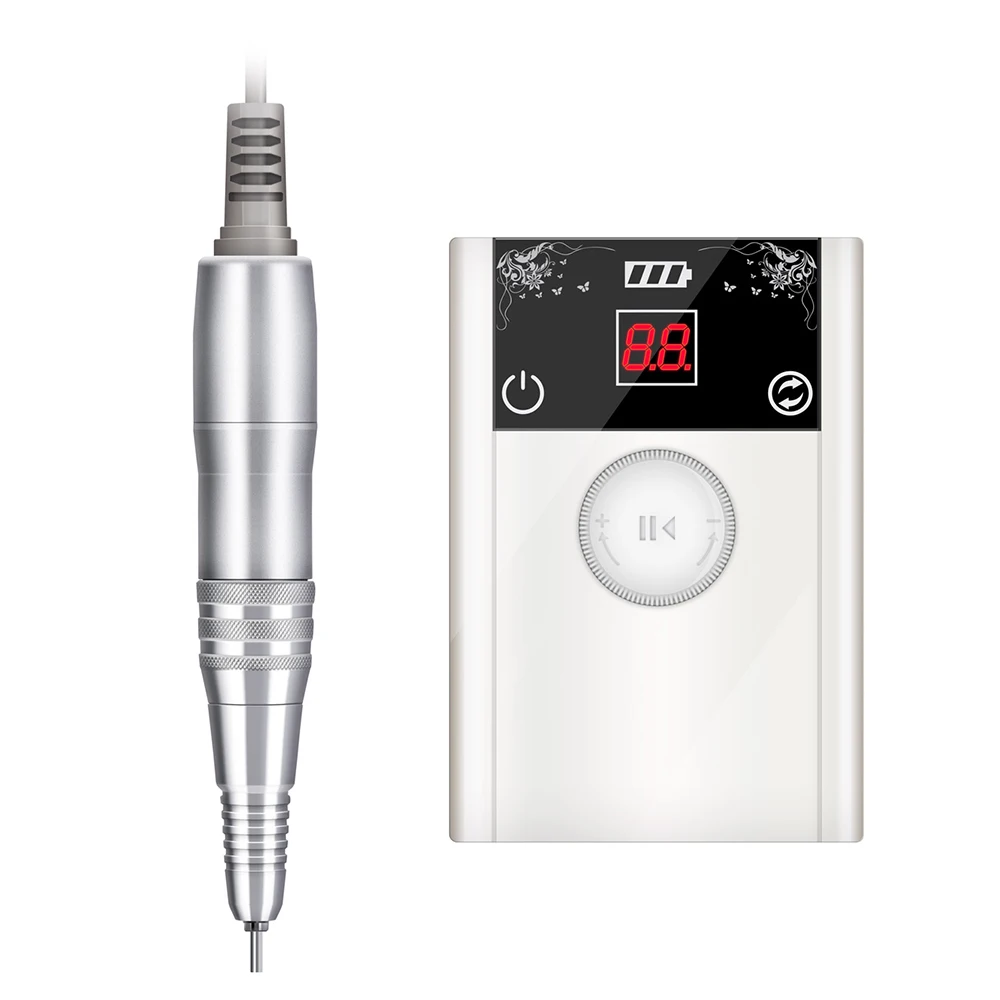80 Вт 40000 об/мин электрические маникюрные Сверла Набор для педикюр ногтей машинный