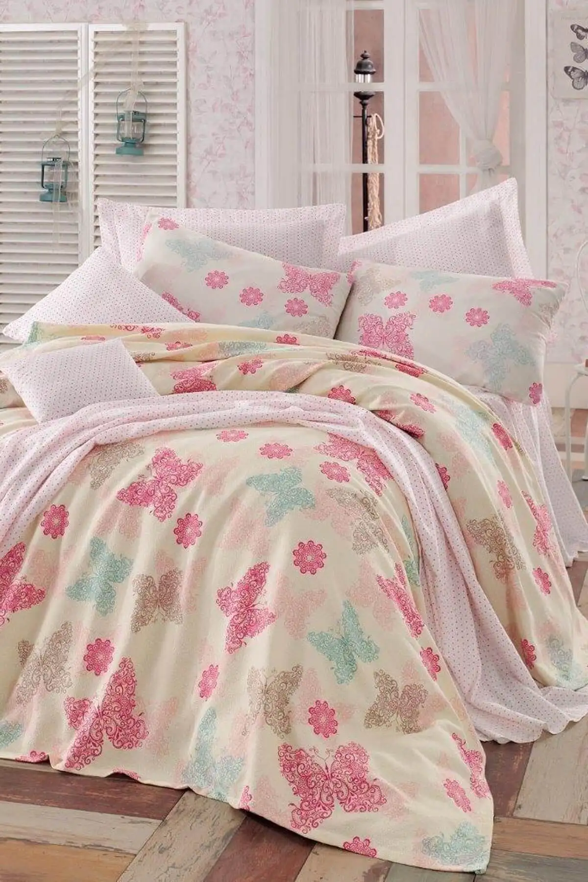 

Tek Personality Printed Pique Pack Popillon A. Cream Ep-004532 Beige 160x235 Cotton Tubeless