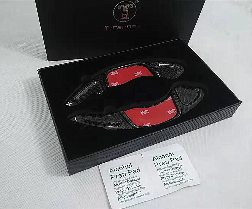 Карбоновые рычаги переключения передач DSG на руль для RS Octavia Rs 2018 Рычажные коробки