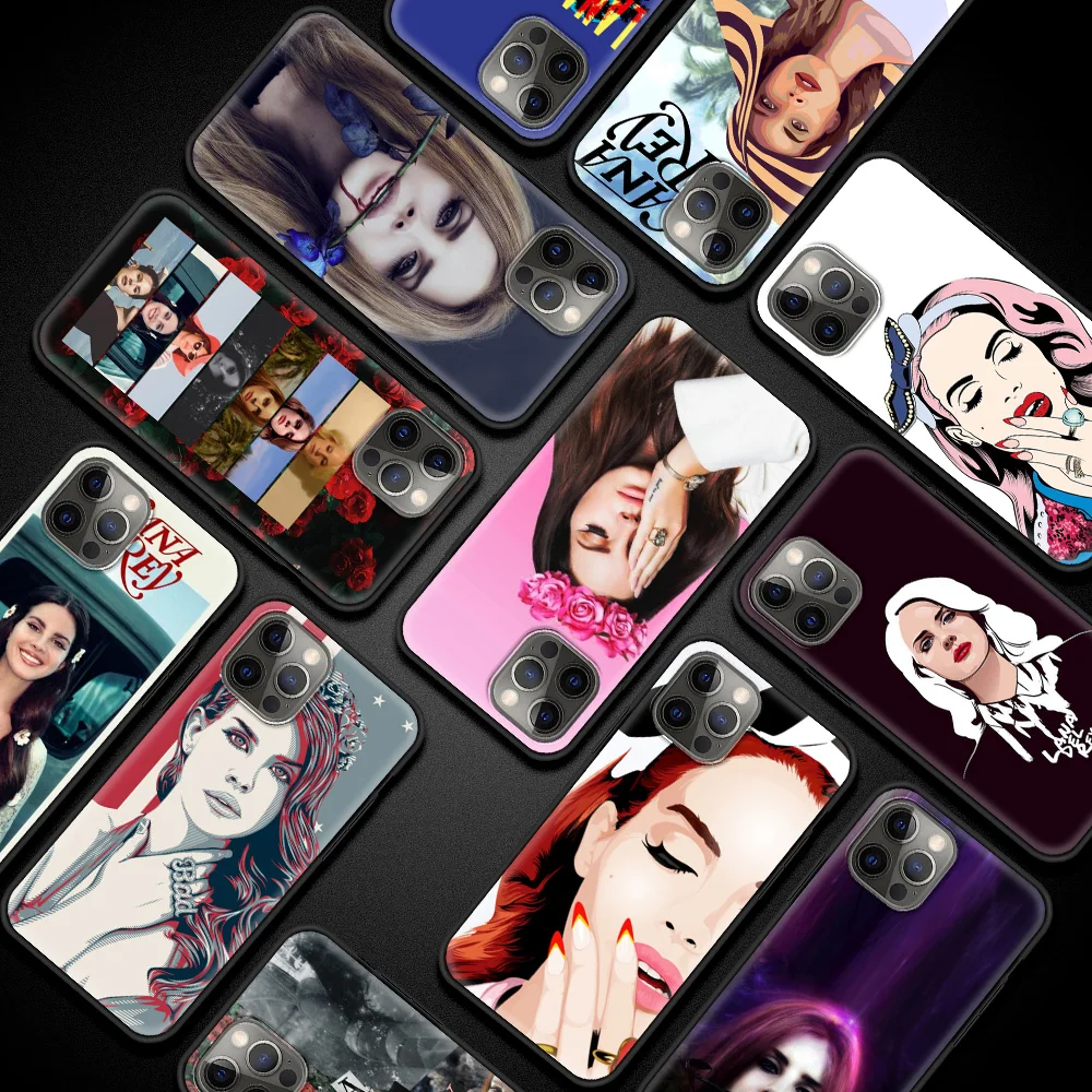 

Lana Del Rey Silicone Phone Case For iPhone 12 13 Mini 11 Pro Max X XS XR 7 8 6 6S Plus 5 5S SE 2020 Cover Housing