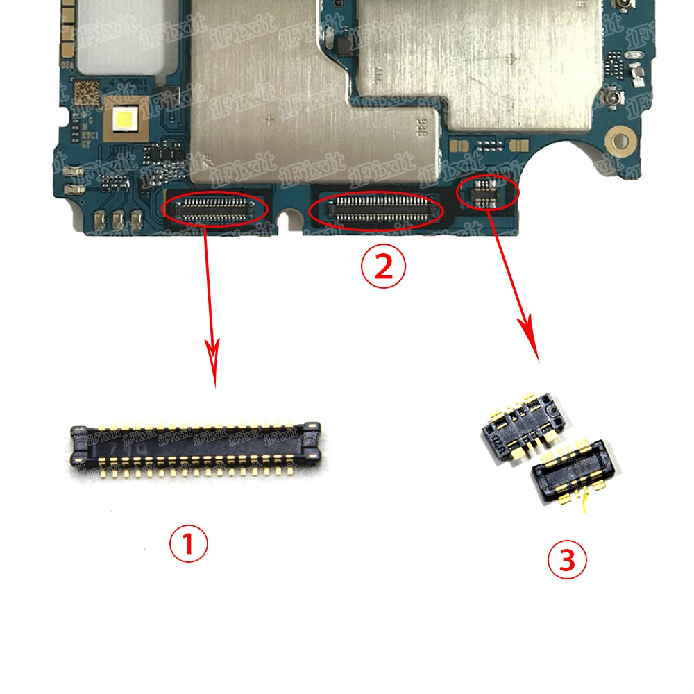 2 шт./лот для Samsung A30 A305 A305F ЖК-дисплей FPC / USB зарядное устройство разъем