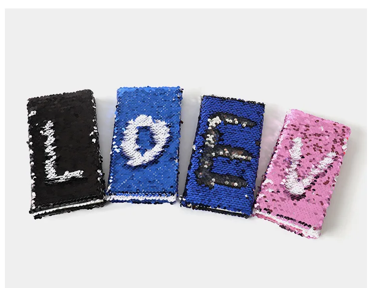 Бесплатная доставка сублимационная пустая Волшебная расшитая блестками тетрадь