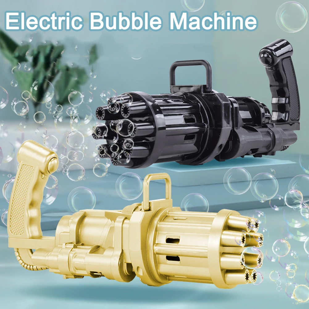 

2-in-1 Electric Bubble Machine Automatic Bubble Blowing Gun and Summer Fan Kids Toy Gifts Toys Hobbies Outdoor Fun Sport Bubbles