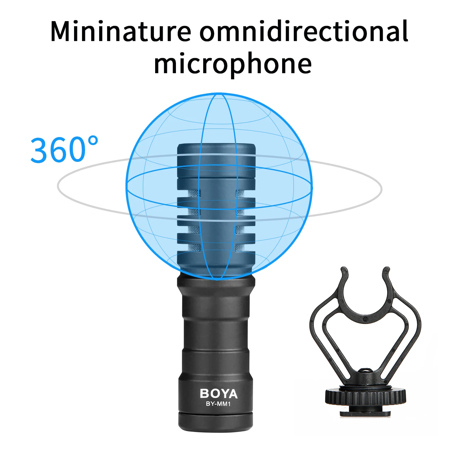 BOYA Двойной микрофон для камеры ПК смартфонов на Android DSLR-камер потребительских